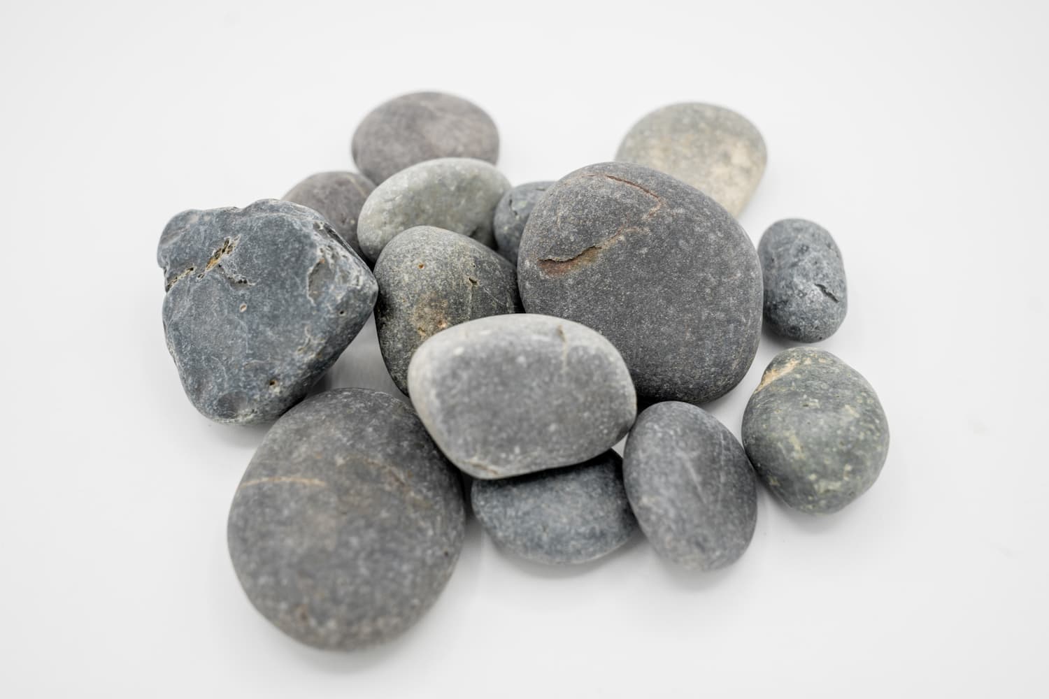 Gray Beach Pebbles Size 1